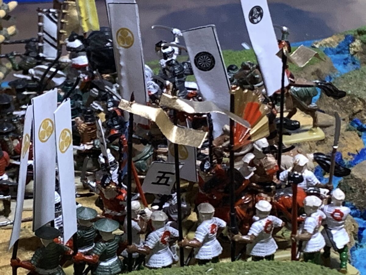 20251202～長篠合戦図屏風ジオラマ